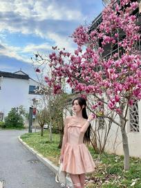 翟一青 Spring Day 剧组拍摄的环境好美！日落与湖边