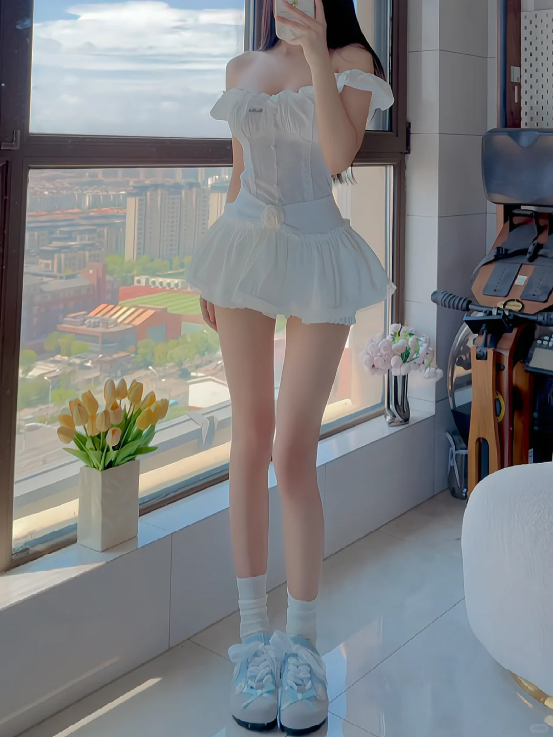 一只团团子 太好看啦！#少女感穿搭 #瘦腿 #减肥动力 - 小红书