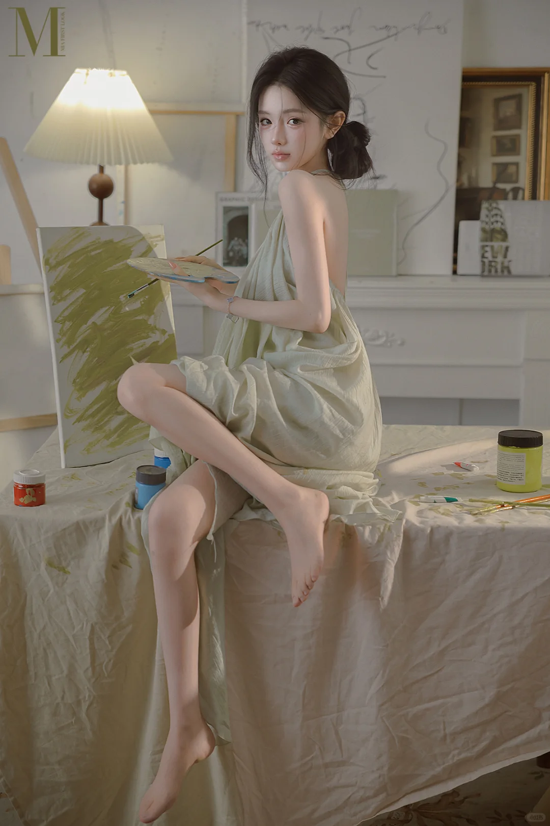 Miafirstlook写真馆 油画少女|纯欲风写真 - 小红书
