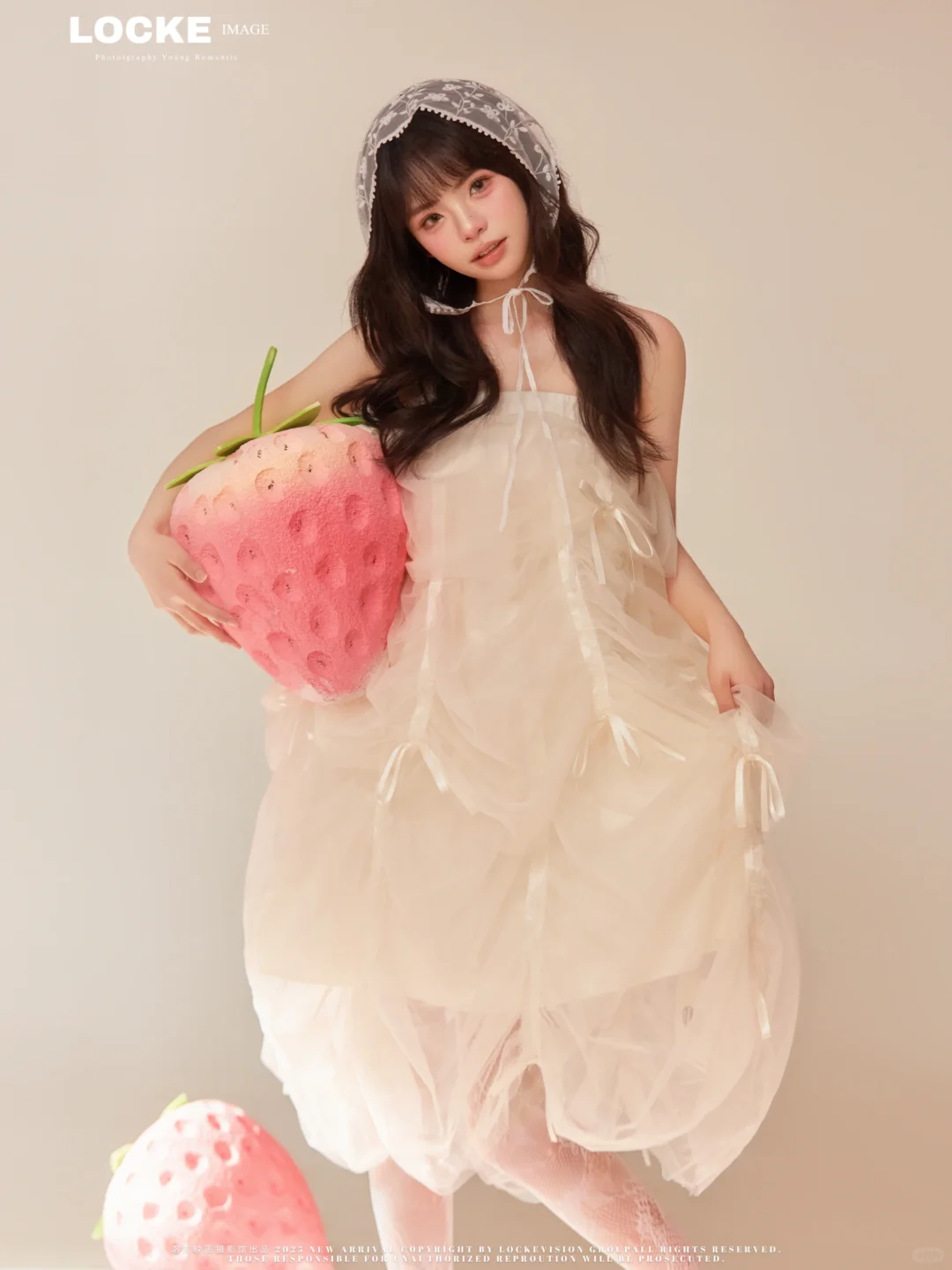 洛克映画摄影馆 阔阔爱爱的初恋感草莓少女写真- 小红书