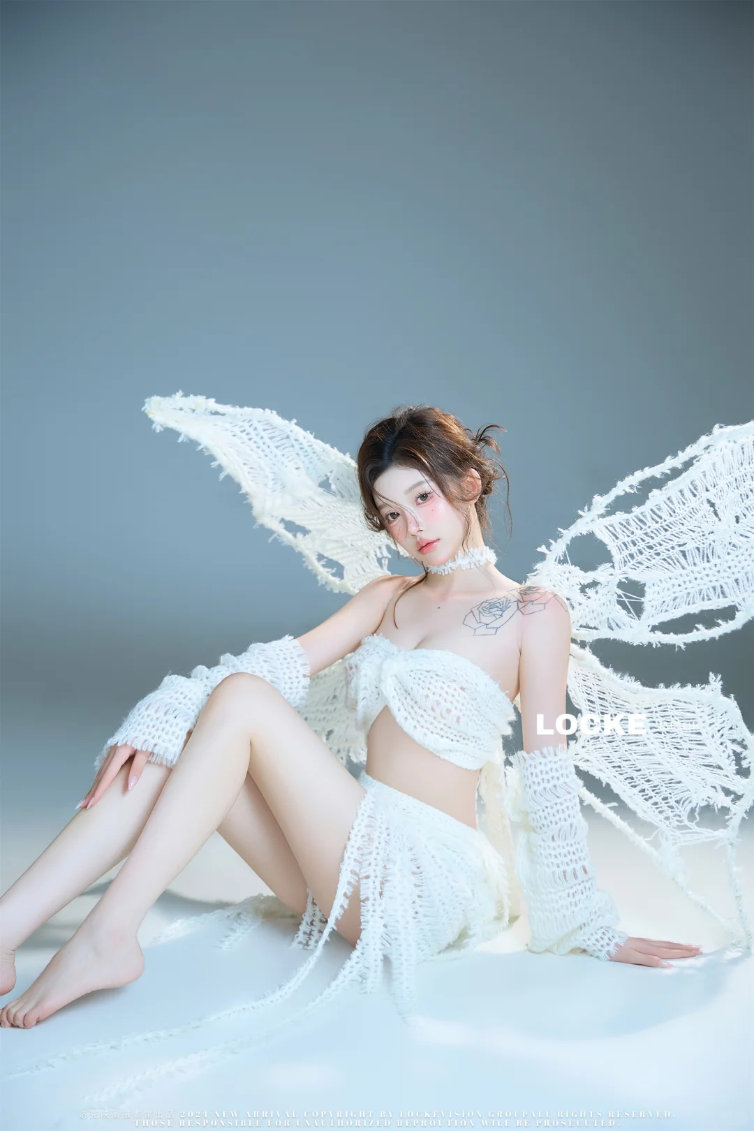 洛克映画摄影馆 isfp蝴蝶天使纯欲冬日氛围感写真 - 小红书