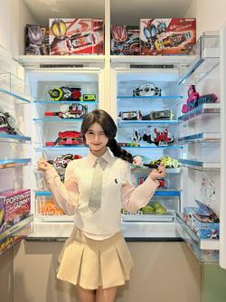 夏楠：陪嫁一个冰箱 收多少彩礼合适。#卡面来打 #假面骑士 #驱动器 #冰箱 #惊喜冰箱