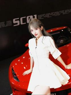 庭树沐年：是你是菜嘛？ #车展 #豪车美女 #炸街