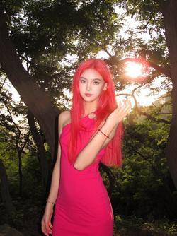 yanyann_：给青岛一点粉色震感！#妈见打发色好美 #芭比发色get了