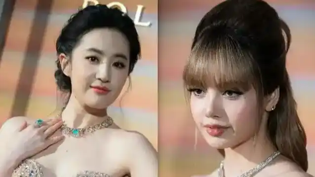 刘亦菲Lisa同框