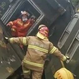 开往广州的脱轨列车1乘警遇难！1乘客逃生后返回救人