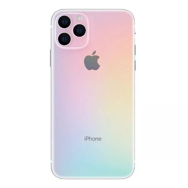 渐变色的iPhone(图源微博)