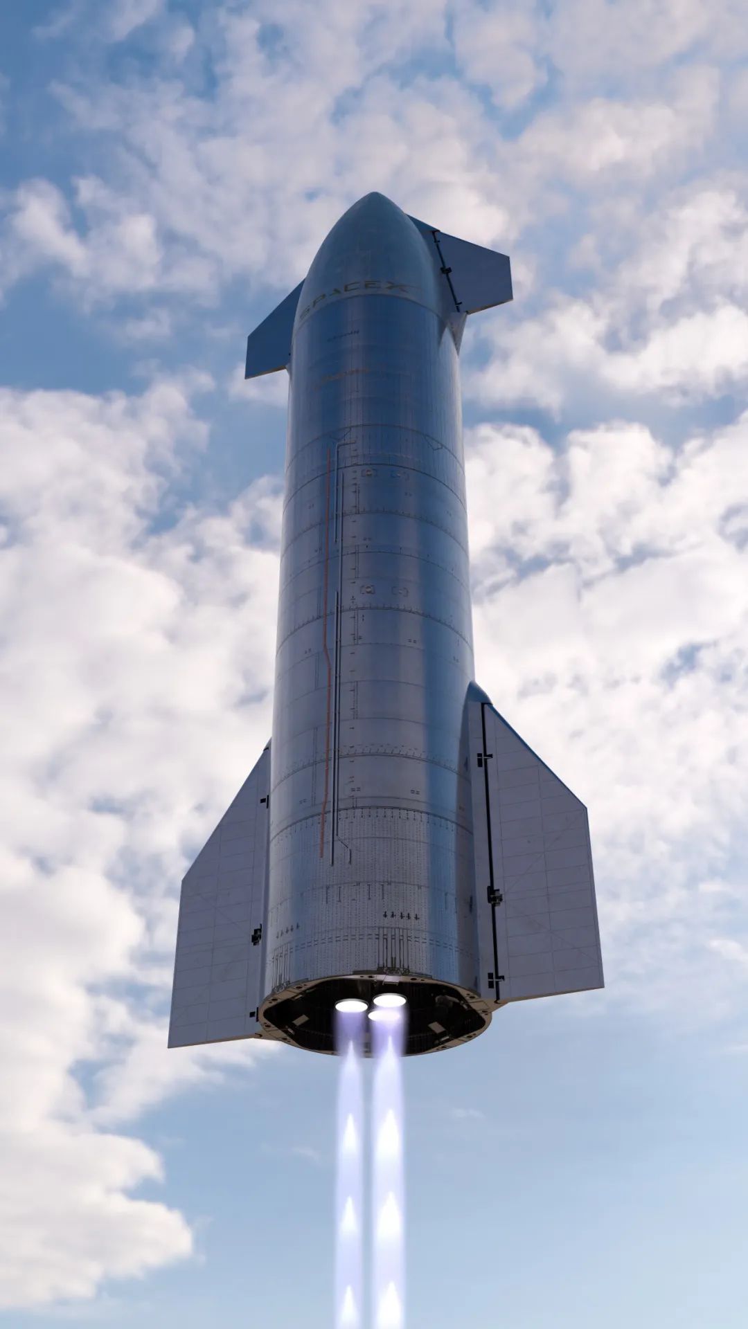 SpaceX Releases a New Render of What the All-Steel Starship Will Look ...