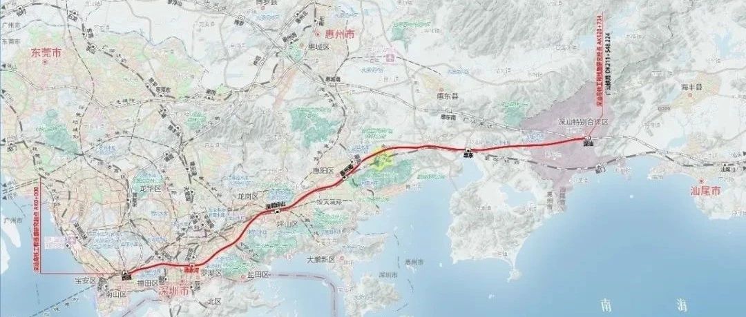 深大、深汕、深惠城际线路站点曝光！在你家附近吗？