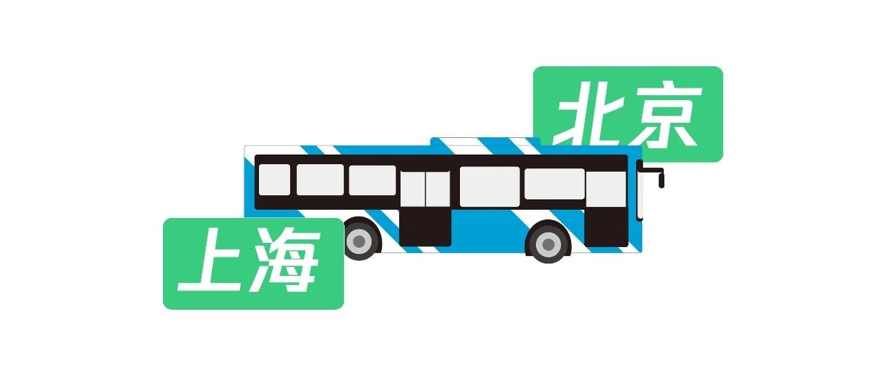 上海 ⇋ 北京的全线公交，安排！