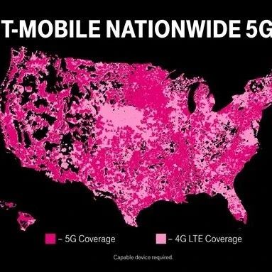 T-Mobile US宣布推出全国性5G SA网络