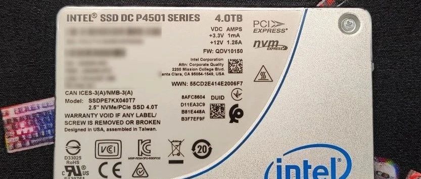 划算还是坑？Intel P4501 4TB入手小记