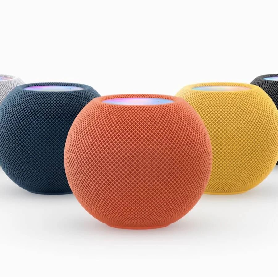 HomePod mini推出三款新颜色 黄橙蓝版本11月推出