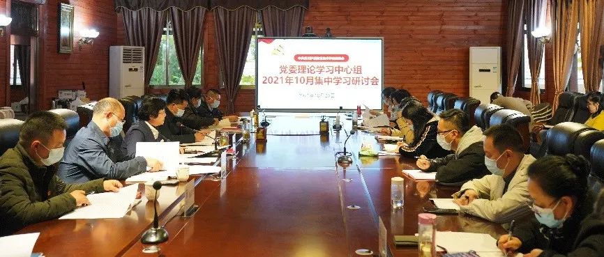 我院召开党委理论学习中心组10月集中学习研讨会