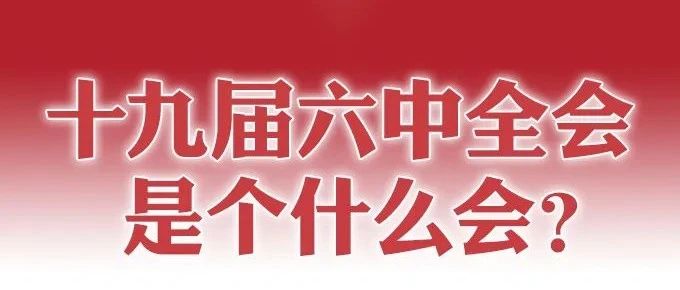 【聚焦全会】十九届六中全会，重点在这里