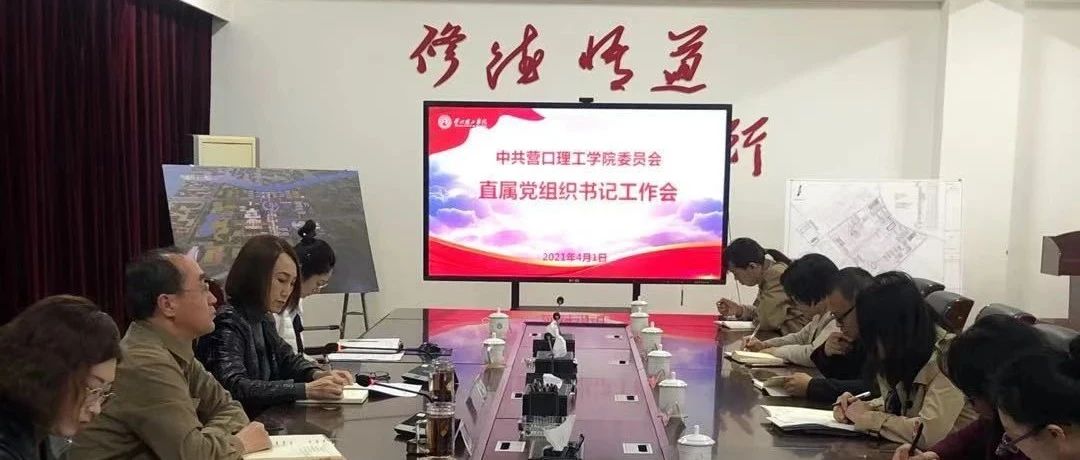 校党委召开直属党组织书记工作会