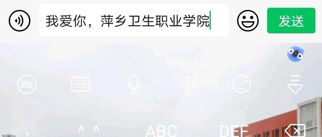 当你的九键输入法全部都是卫职院，请大声官宣我爱你！