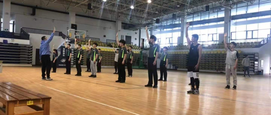 浙江省大学生篮球裁判等级考试在我院举行