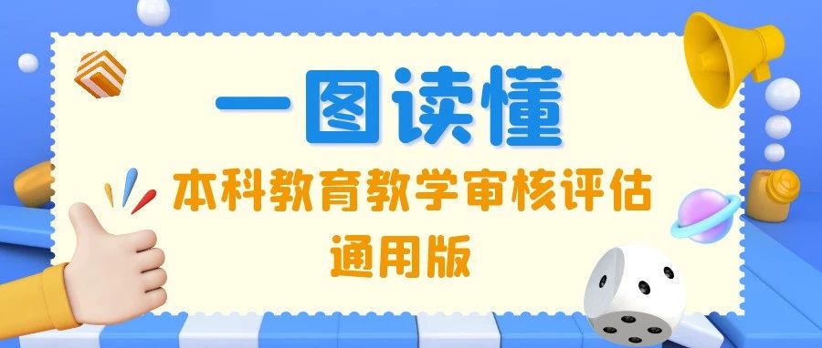 一图读懂 | 《本科教育教学审核评估》（通用篇）