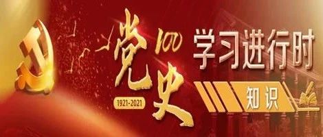 100个关键词，回顾党史100年 | 党史学习进行时·知识