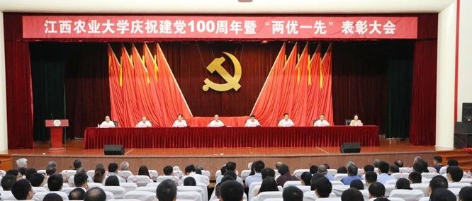 庆祝！表彰！我校召开庆祝建党一百周年暨“两优一先”表彰大会