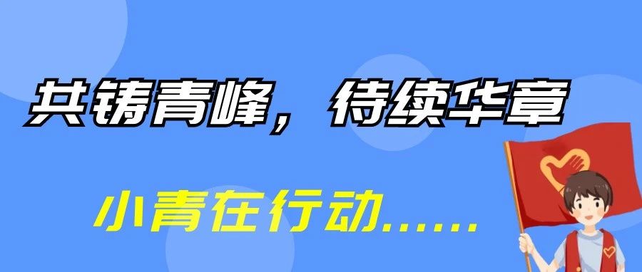 共铸青峰，待续华章，小青在行动......