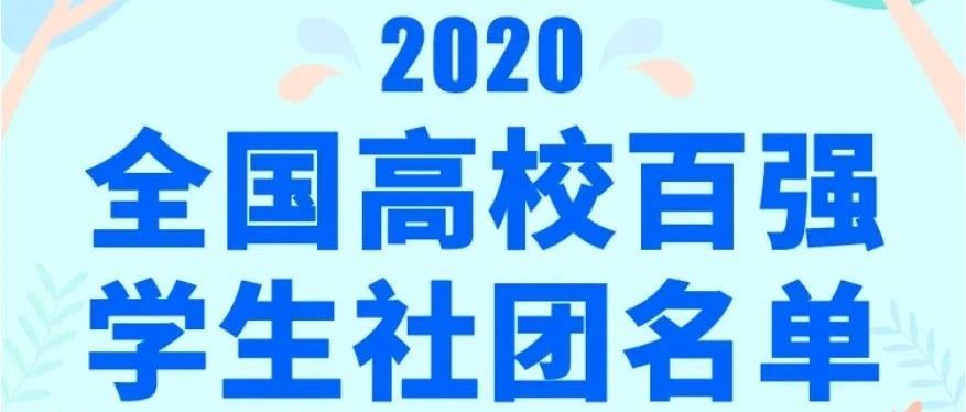 跻身2020全国高校百强学生社团！商院这个社团都干了啥……