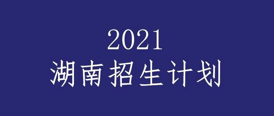 长沙幼儿师范高等专科学校2021年湖南省招生计划