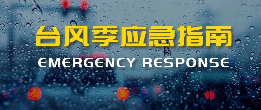 台风季应急防御指南
