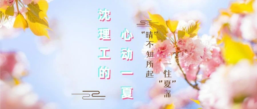 “晴”不知所起，一往“夏”深——沈理工的心动一夏