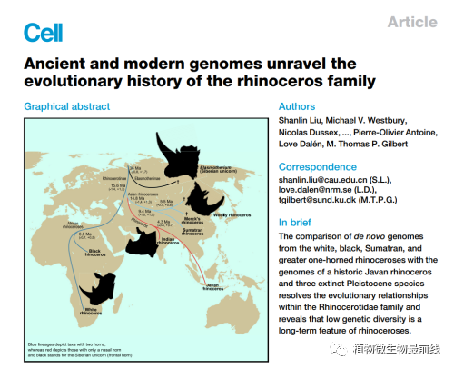Cell 突破！| 中国农大植物保护学院利用5万年古DNA与基因组大数据分析解密小种群濒危物种的演化和保护