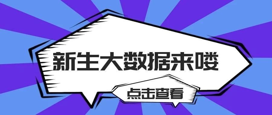 浙财2021级新生大数据！3分钟带你了解新同学！