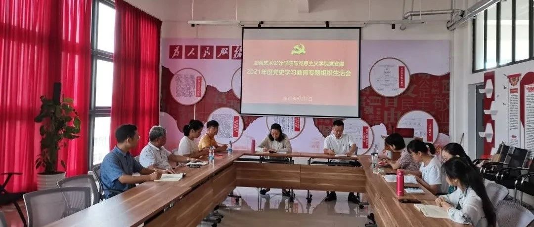 马克思主义学院党支部召开党史学习教育专题组织生活会