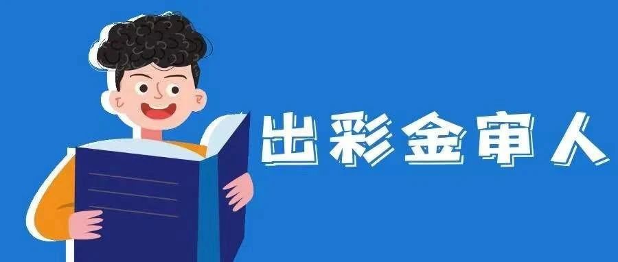 出彩金审人 | 江苏理科560分的他，选金审审计学