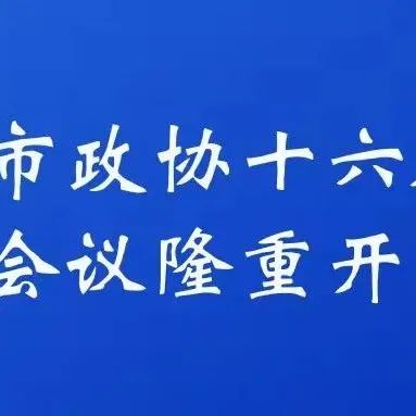 安庆市政协十六届一次会议隆重开幕