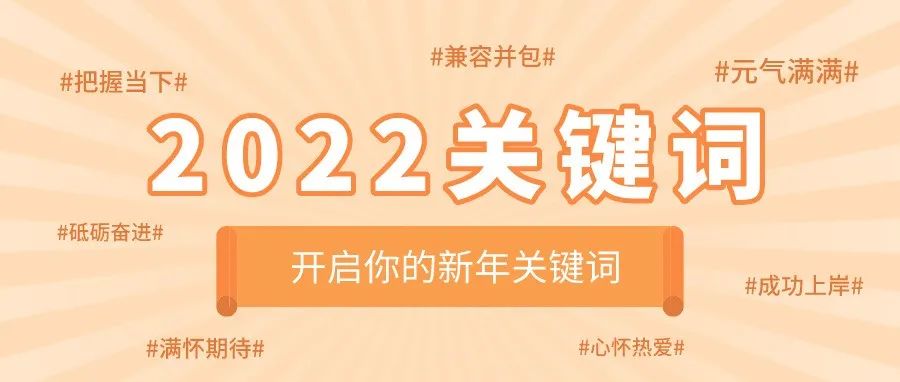 @潍理工er，快来解锁你的2022新年关键词吧~