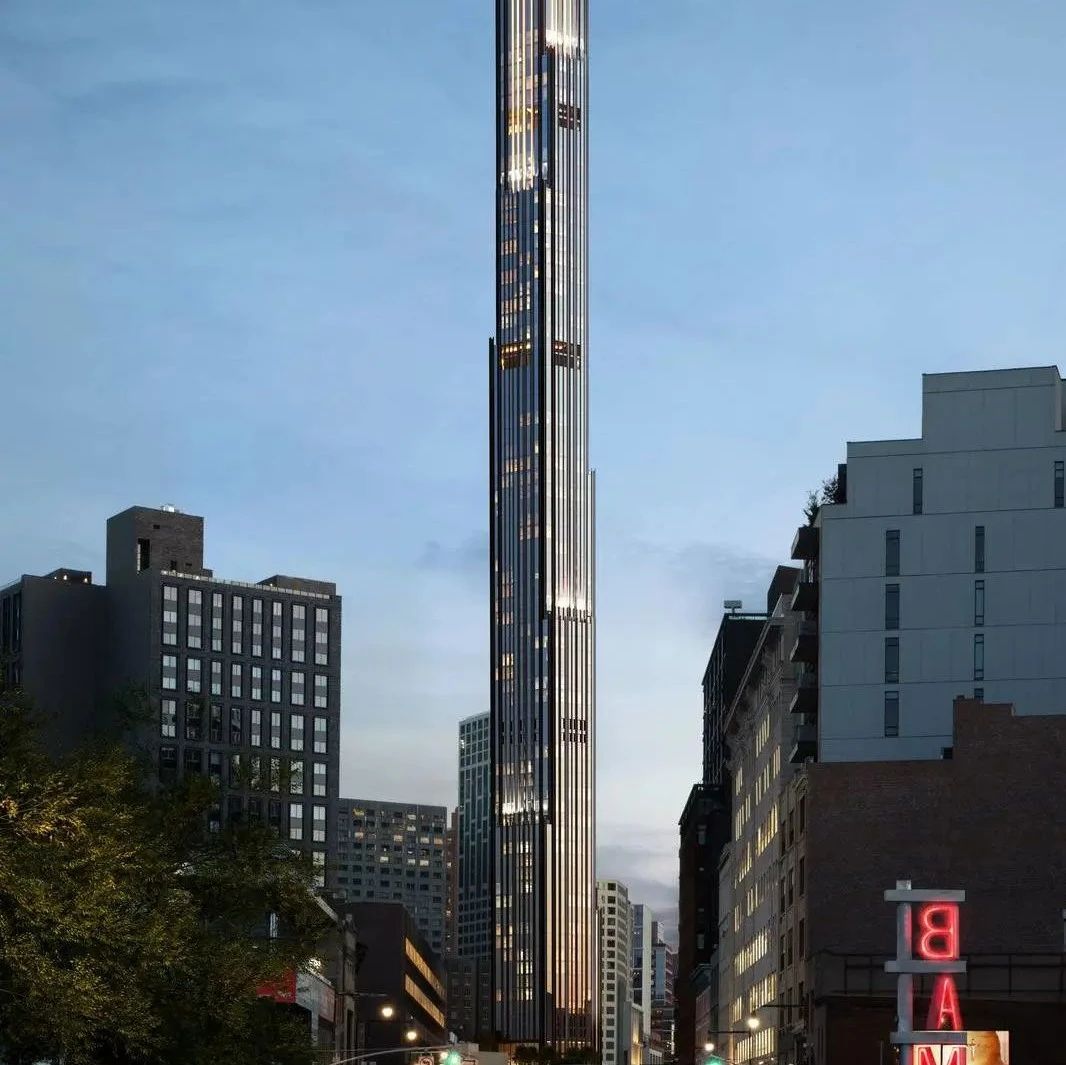 全球最「瘦」摩天大楼面世，像一根 435 米的牙签