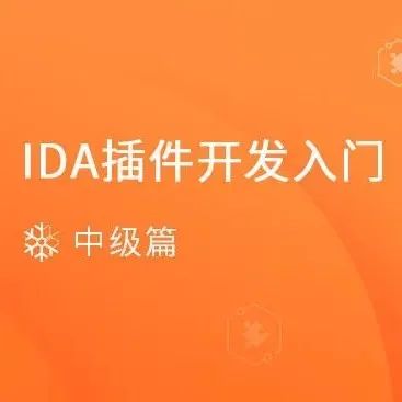 开工课程上新！IDA插件开发入门