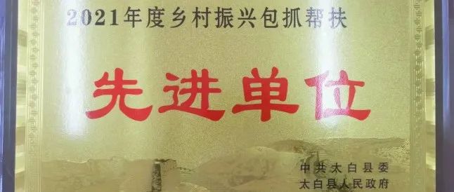 陕西省自强中等专业学校荣获2021年度乡村振兴包抓帮扶先进单位