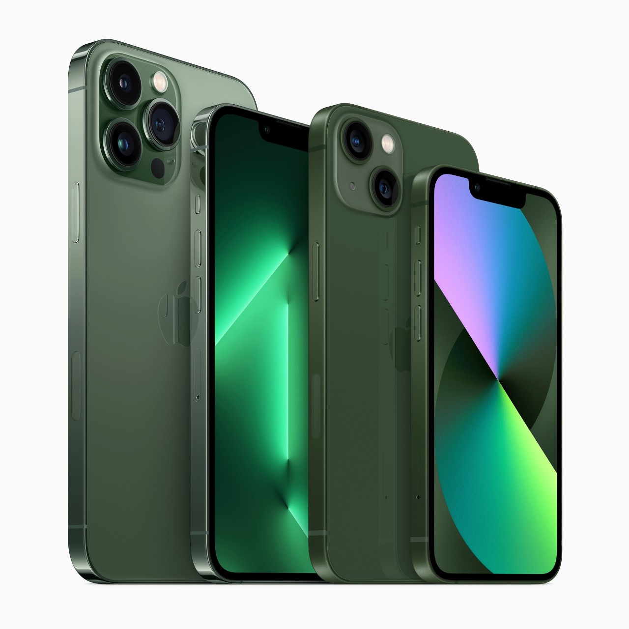 iPhone 13系列新推出两款绿色版本：绿色和苍岭绿色