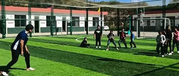 甘肃省体校驻村帮扶干部开展足球特色体育活动