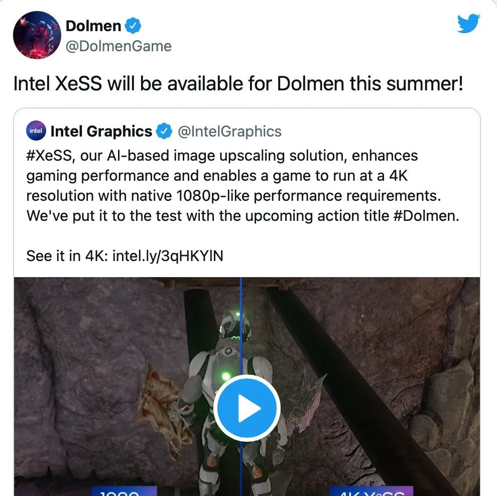 【硬件资讯】咕咕！咕咕咕咕！鸽王回归！Intel XeSS首秀被鸽，推迟至夏季上线！