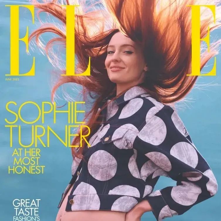 索菲·特纳为英国《ELLE》杂志6月刊拍摄的写真