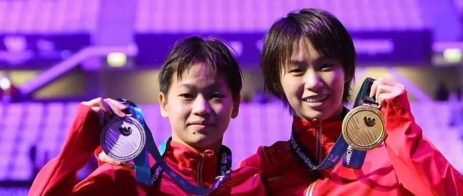 陈芋汐、全红婵包揽金银牌！