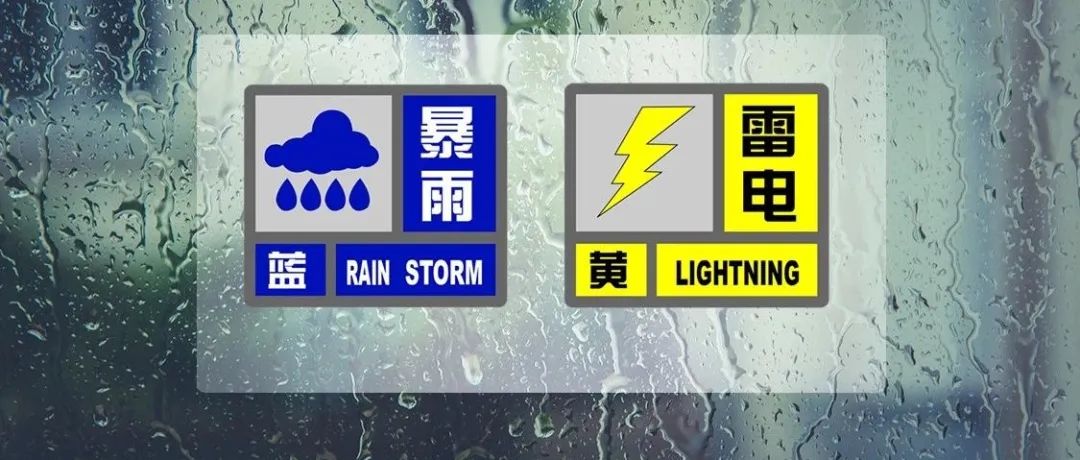雷电+暴雨！目前上海“一黄一蓝”预警高挂