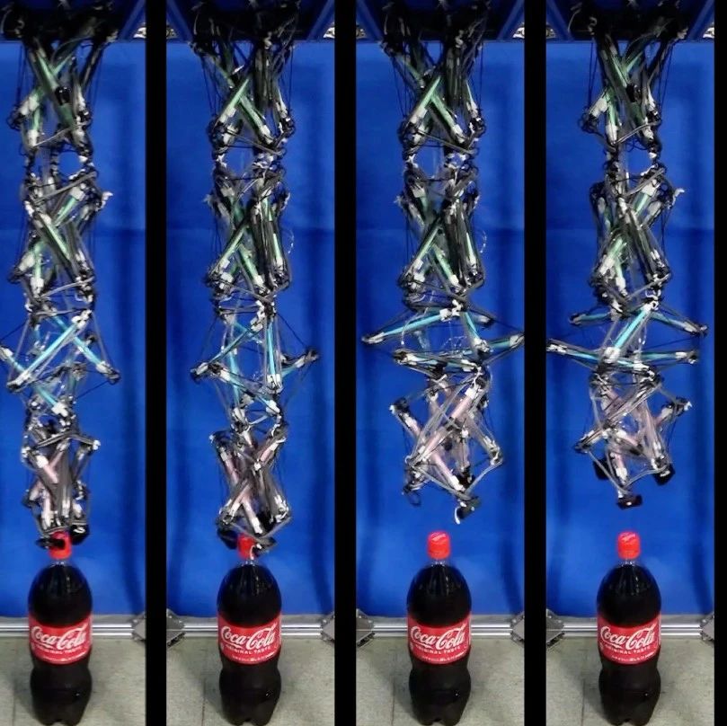 拧瓶盖螺丝，高度灵活的柔性机器人为你开可口可乐