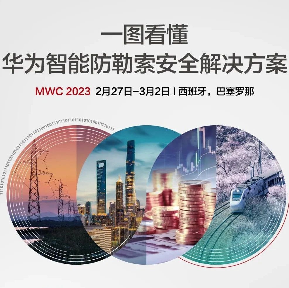 MWC 2023丨一图看懂华为智能防勒索安全解决方案