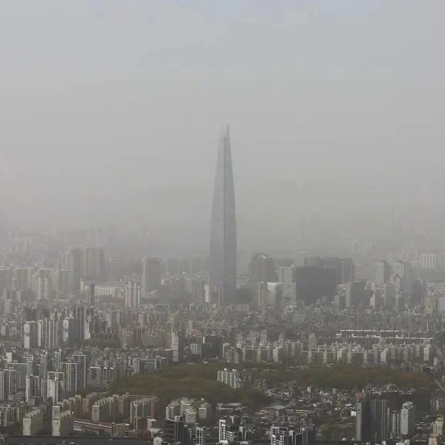 日本多地和韩国全境遭遇沙尘天气