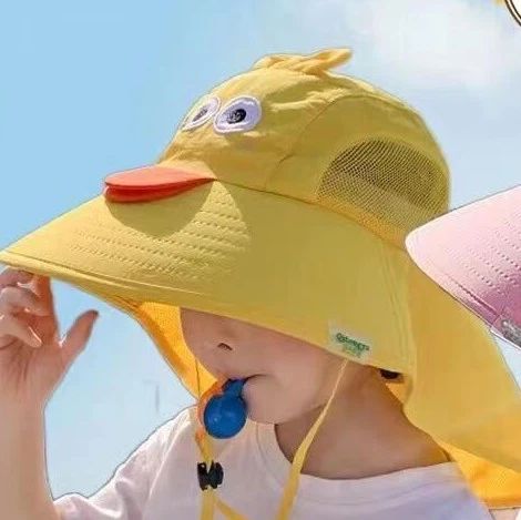 【好物】天气热了带孩子出门玩，就要戴这样的防晒帽！