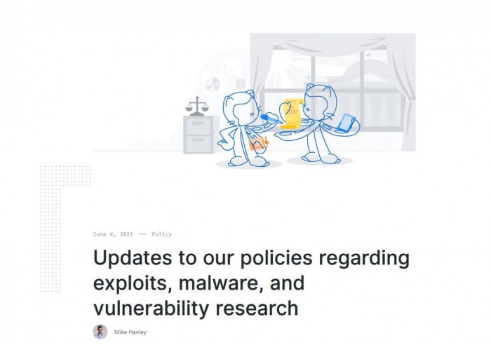 GitHub新规：可托管用于安全研究的漏洞和恶意程序代码